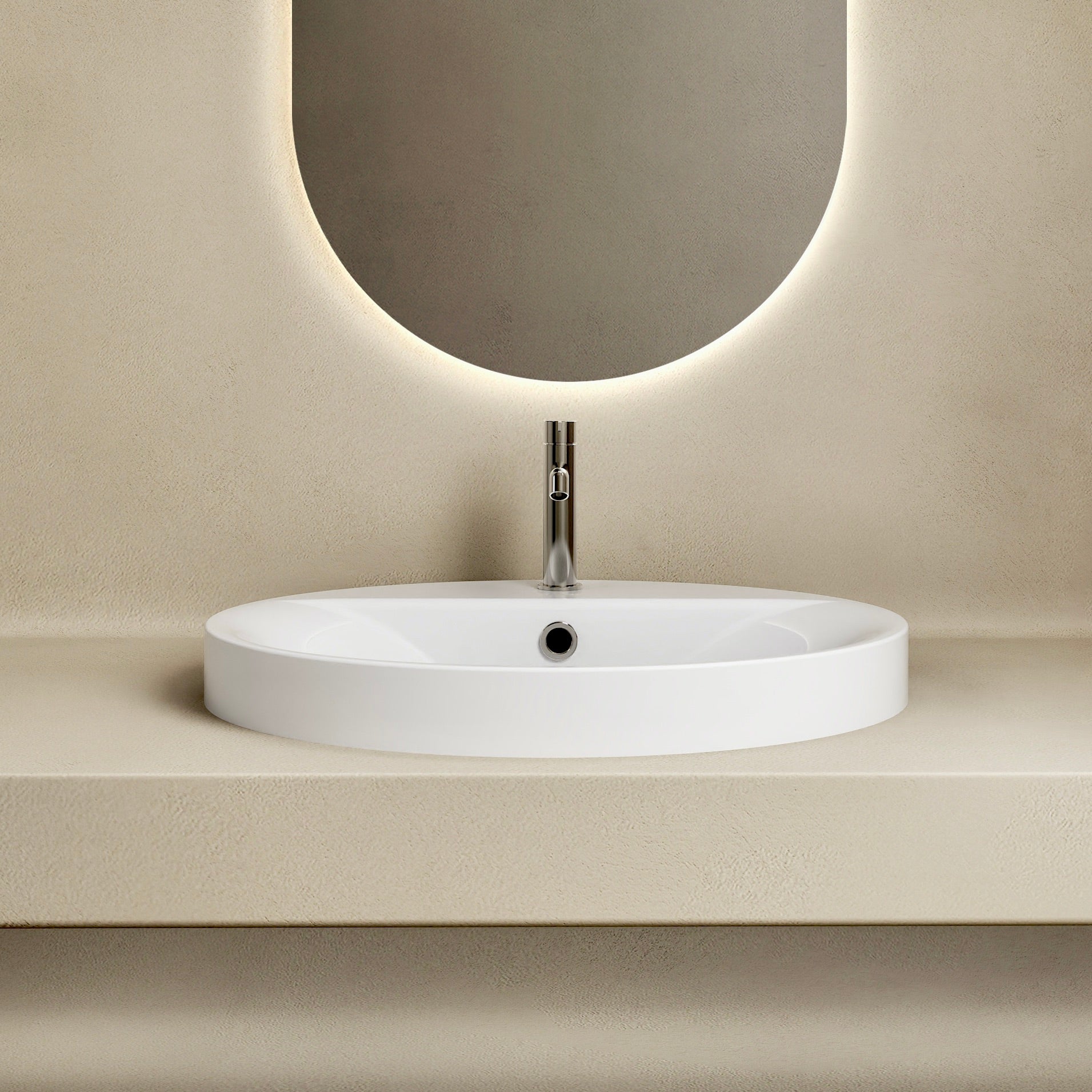 MARMY ALEXA 55x45 mosdó, FÉNYES FEHÉR