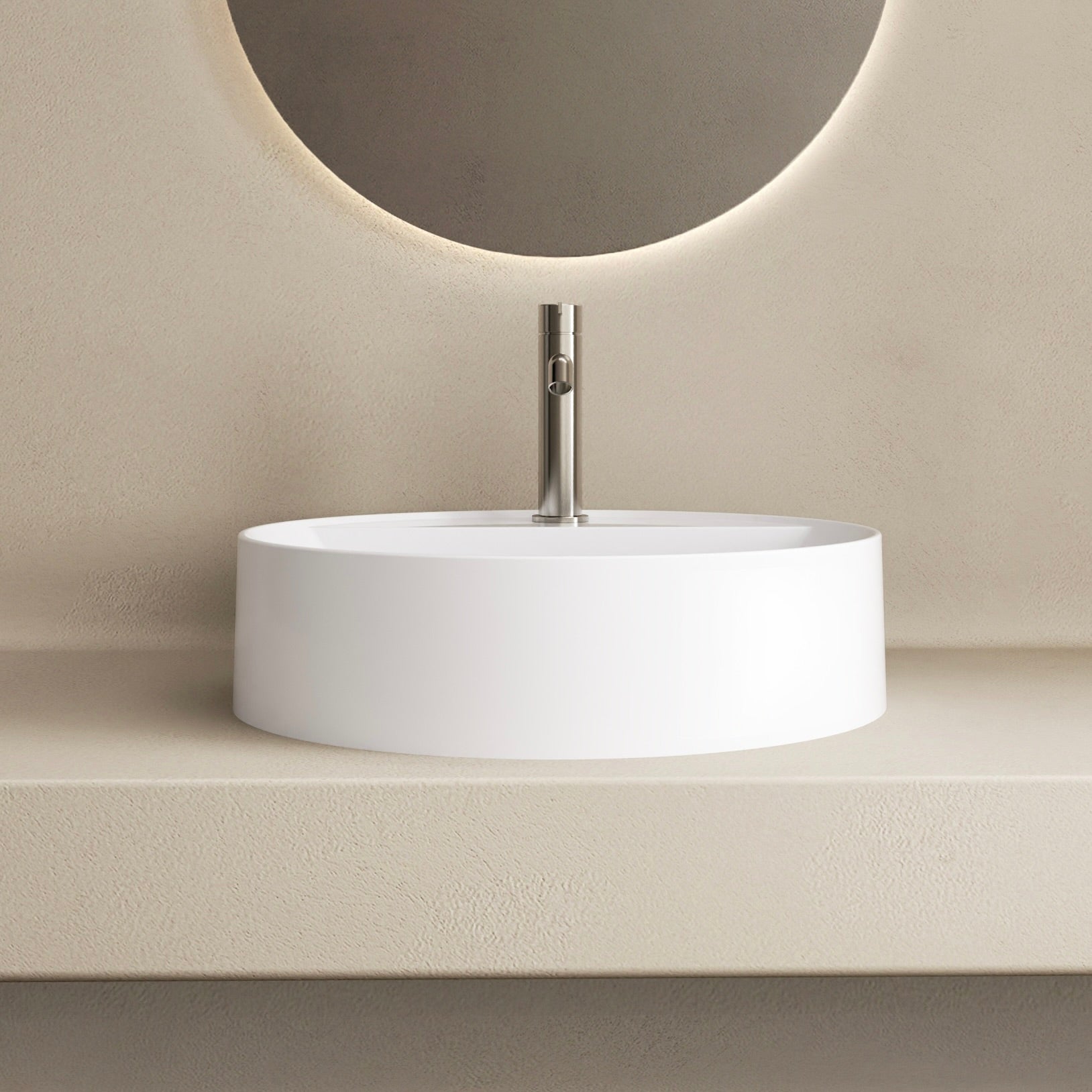 MARMY CORAL D40x10 mosdó, FÉNYES FEHÉR