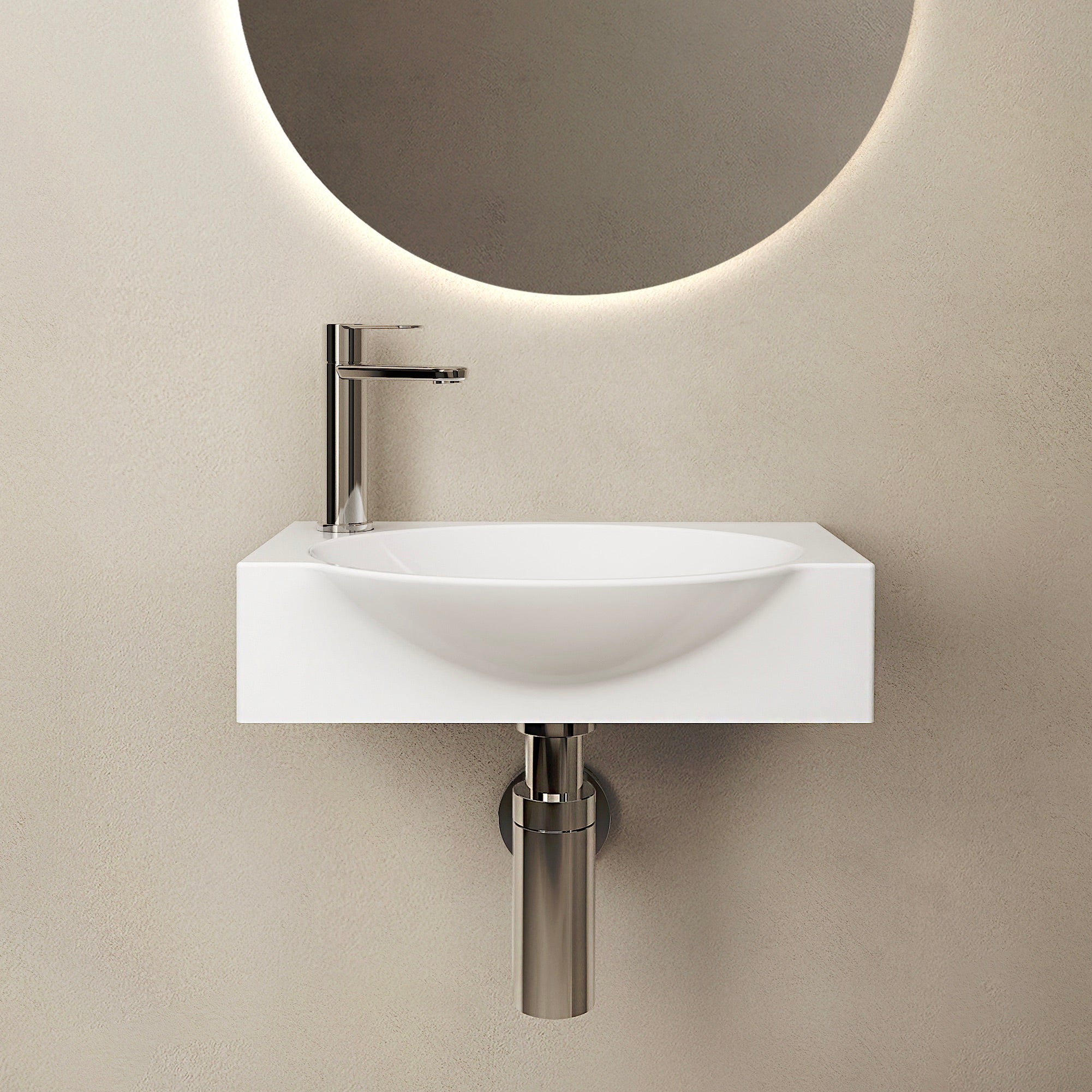 MARMY DOVE 40x30 jobbos mosdó, FÉNYES FEHÉR