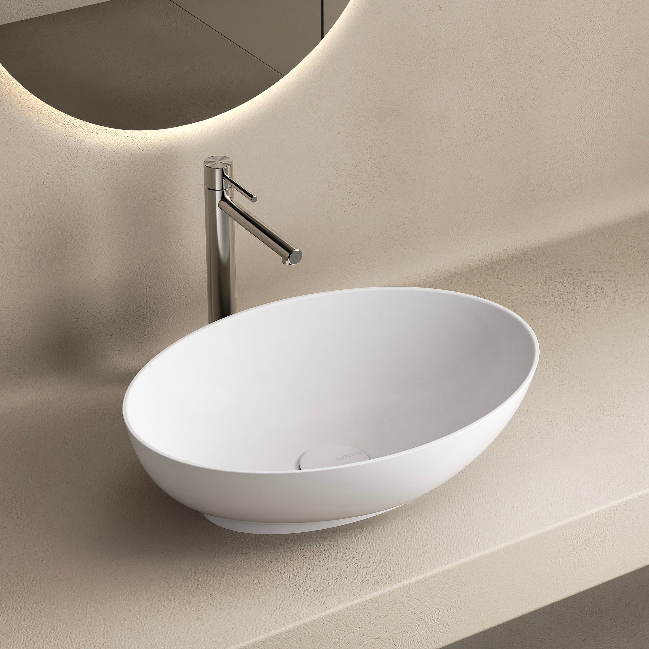 MARMY LEMON 45x32 mosdó, FÉNYES FEHÉR