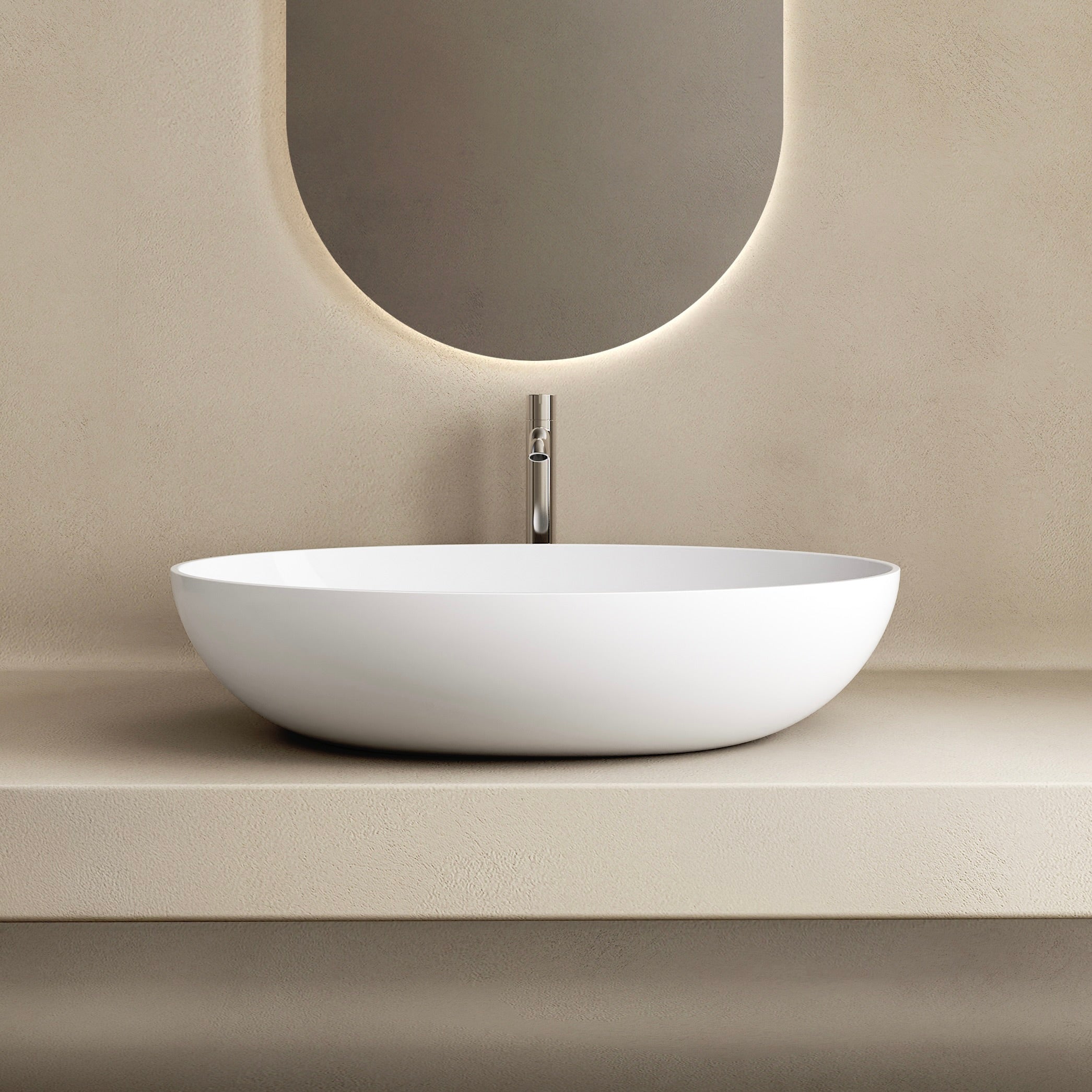 MARMY MADONNA 60x40 mosdó, FÉNYES FEHÉR